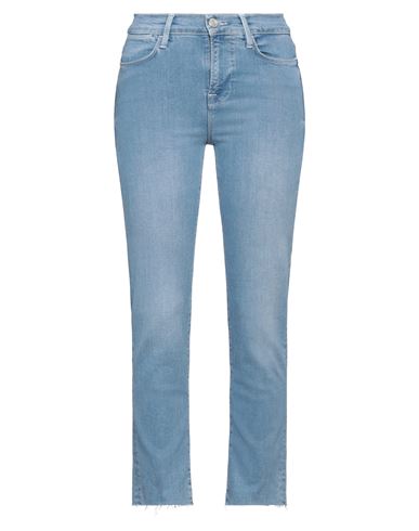 Frame Woman Jeans Blue Size 30 Lyocell, Cotton, Recycled Cotton, Elasterell-p, Elastane