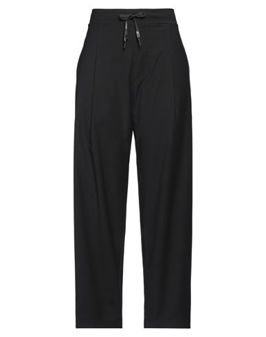 A Paper Kid Woman Pants Black Size L Polyester, Viscose, Elastane