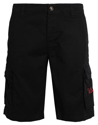 Mc2 Saint Barth Freeport Man Shorts & Bermuda Shorts Black Size M Cotton, Elastane