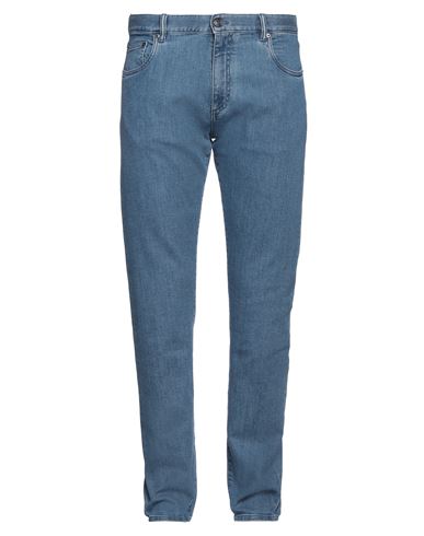 Zegna Man Jeans Blue Size 35 Cotton, Elastane