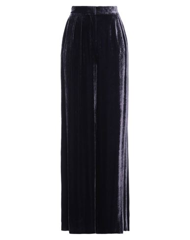 Shop Alberta Ferretti Woman Pants Dark Purple Size 10 Viscose, Silk