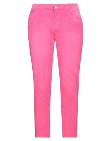 Shop Golden Goose Woman Pants Fuchsia Size 27 Cotton In Pink