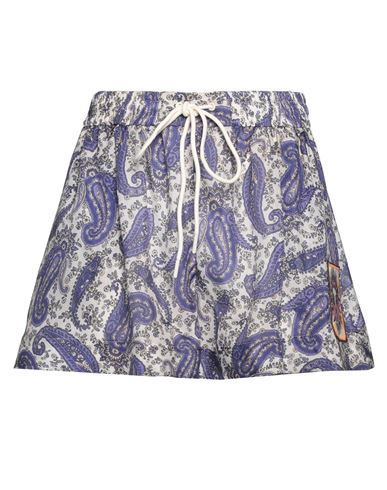 Shop Zimmermann Woman Shorts & Bermuda Shorts Purple Size 2 Silk