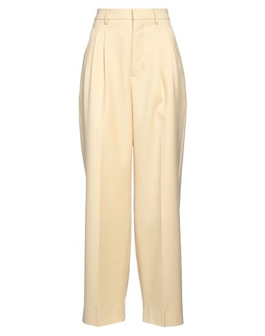 Ami Alexandre Mattiussi Woman Pants Light Yellow Size 2 Virgin Wool In Yellow