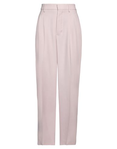 Ami Alexandre Mattiussi Pleated Virgin Wool Trousers In Pink