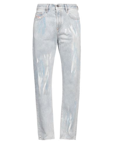 Diesel Man Jeans Blue Size 31w-32l Cotton, Calfskin