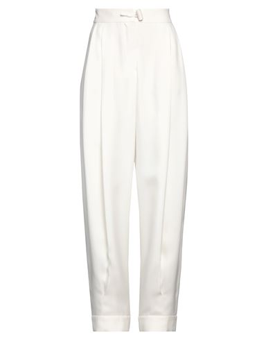 Emporio Armani Woman Pants Ivory Size 10 Cupro, Modal In White