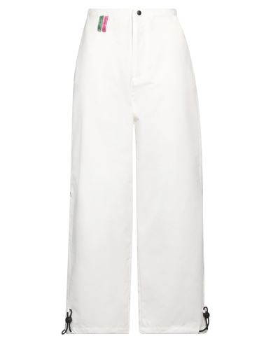 Emporio Armani Woman Pants White Size 6 Cotton