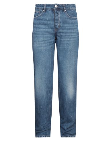 Shop Ami Alexandre Mattiussi Man Jeans Blue Size 34 Cotton