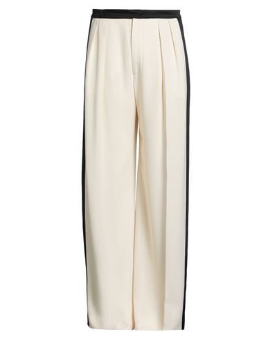 Aspesi Man Pants Cream Size S Acetate, Viscose