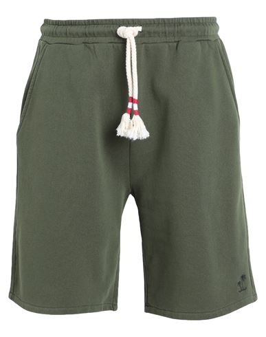 Mc2 Saint Barth Randle Man Shorts & Bermuda Shorts Military Green Size L Cotton