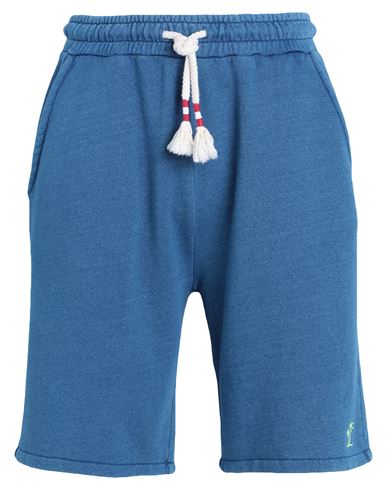 Mc2 Saint Barth Randle Man Shorts & Bermuda Shorts Blue Size L Cotton