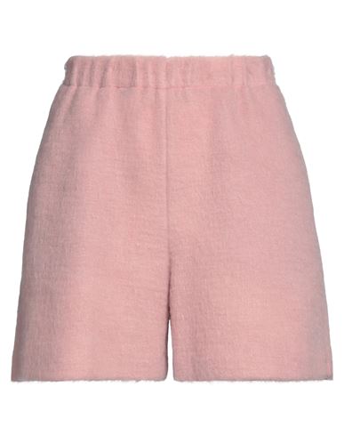 Sara Battaglia Woman Shorts & Bermuda Shorts Pink Size 6 Polyester, Acrylic, Mohair Wool