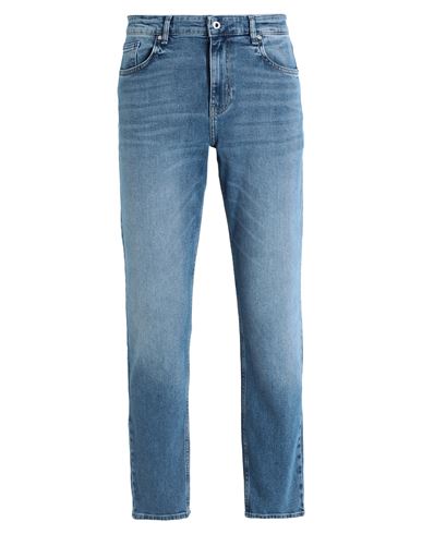 Karl Lagerfeld Jeans Klj Slim Pocket Denim Man Jeans Blue Size 33w-32l Organic Cotton, Elastane
