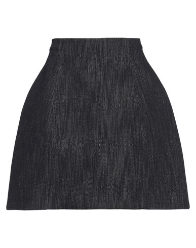Shop Rochas Woman Mini Skirt Blue Size 8 Cotton