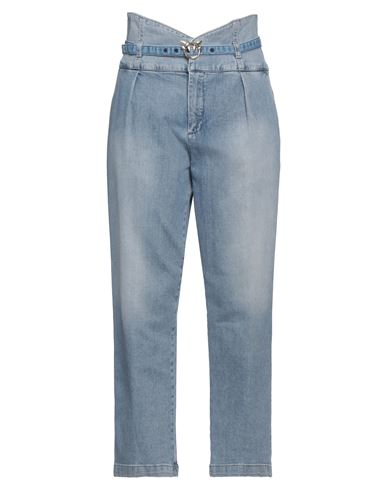 Pinko Woman Jeans Blue Size 30 Cotton, Elastane In Blue