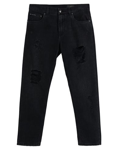 Shop Dolce & Gabbana Man Jeans Black Size 40 Cotton