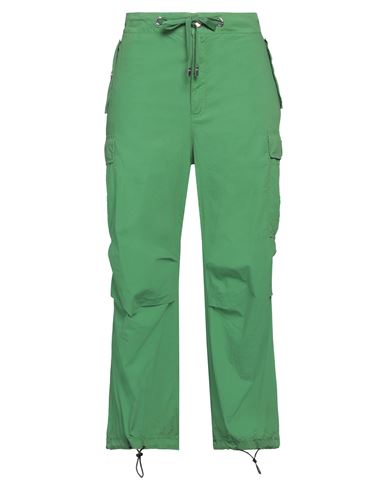 Shop Dolce & Gabbana Woman Pants Green Size 8 Cotton