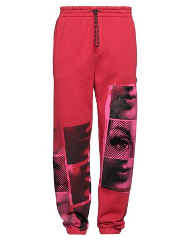 Dolce & Gabbana Man Pants Red Size 36 Cotton, Polyester