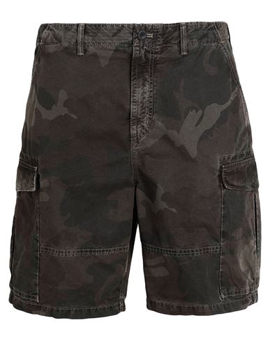 Tommy Hilfiger Man Shorts & Bermuda Shorts Military Green Size 34 Cotton