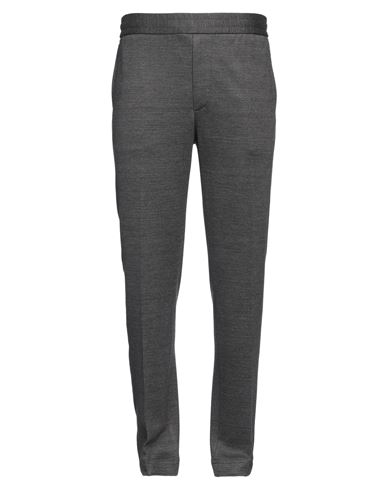 Shop Ferragamo Man Pants Lead Size 40 Virgin Wool, Linen In Grey