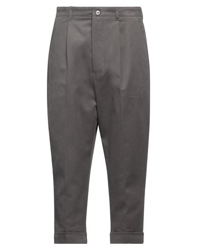 Shop Ami Alexandre Mattiussi Man Pants Lead Size M Cotton In Grey