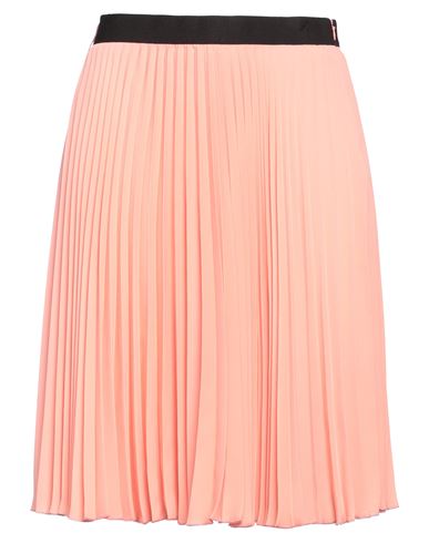 Neil Barrett Woman Midi Skirt Salmon Pink Size 10 Polyester In Pink