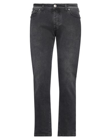 Tombolini Man Jeans Black Size 40 Cotton, Elastane