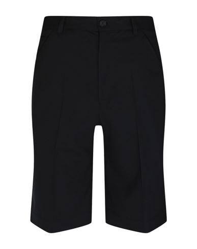 Versace Wool Blended Trouser Shorts Man Shorts & Bermuda Shorts Black Size 38 Wool, Elastane