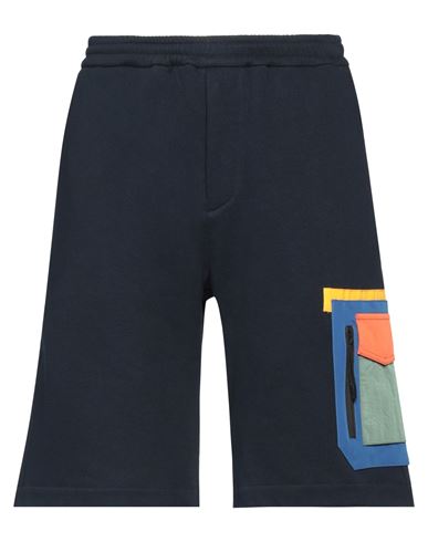 Shop Paul & Shark Man Shorts & Bermuda Shorts Navy Blue Size Xxl Cotton