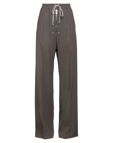 Shop Rick Owens Woman Pants Grey Size 10 Virgin Wool