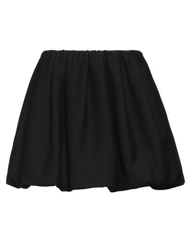Shop Valentino Garavani Woman Mini Skirt Black Size 4 Virgin Wool, Silk