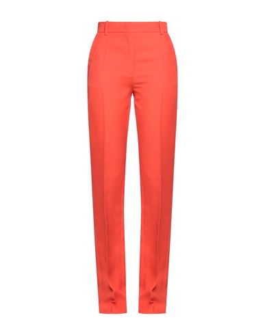 Shop Valentino Garavani Woman Pants Orange Size 2 Virgin Wool, Silk
