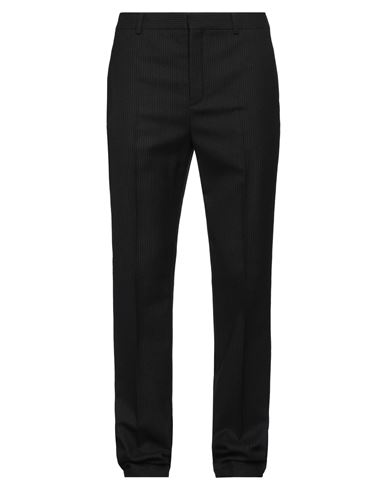 Shop Saint Laurent Man Pants Black Size 36 Wool