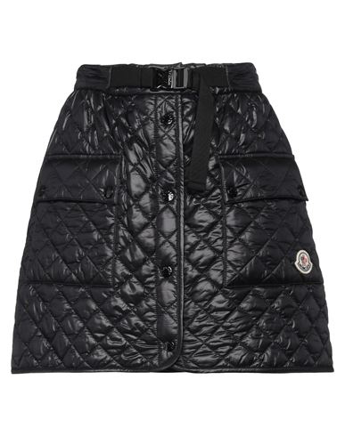 Moncler Woman Mini Skirt Black Size 6 Polyamide