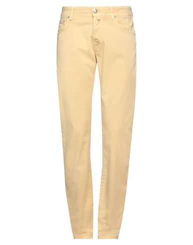 Jacob Cohёn Man Pants Light Yellow Size 32 Cotton, Elastane