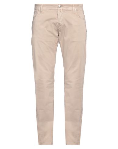 Jacob Cohёn Man Pants Beige Size 38 Cotton, Elastane