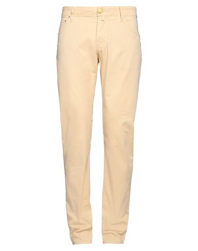 Jacob Cohёn Man Pants Light Yellow Size 35 Cotton, Elastane