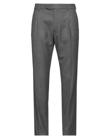 Shop Brioni Man Pants Grey Size 38 Virgin Wool