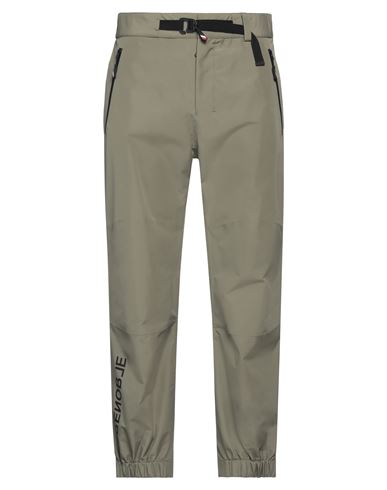 Moncler Grenoble Man Pants Military Green Size S Polyester In Green