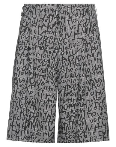 Shop Comme Des Garçons Man Shorts & Bermuda Shorts Black Size M Wool, Polyester