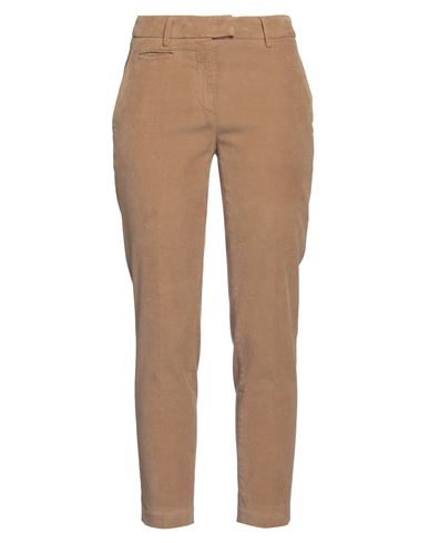 Shop Dondup Woman Pants Camel Size 31 Cotton, Lyocell, Elastane In Beige