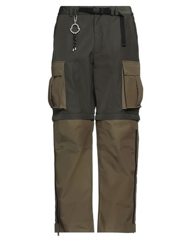 Shop Moncler X Pharrel Williams Man Pants Dark Green Size 34 Polyester, Cotton, Polyamide