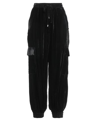Semicouture Woman Pants Black Size 8 Viscose, Polyamide