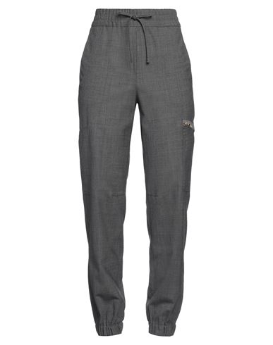 Semicouture Woman Pants Lead Size 4 Polyester, Virgin Wool, Elastane, Acetate In Gray