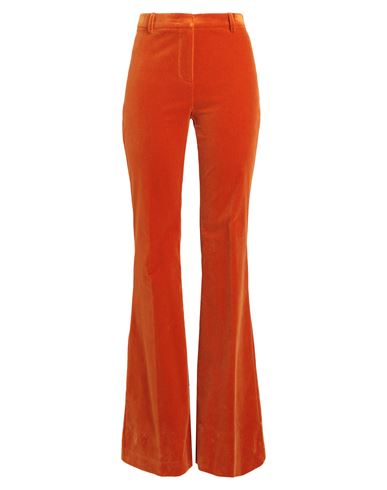 Shop Etro Woman Pants Orange Size 2 Cotton, Elastane