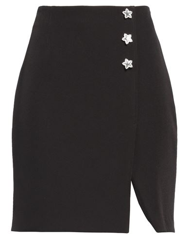 Shop Chiara Ferragni Woman Mini Skirt Black Size 8 Polyester, Elastane