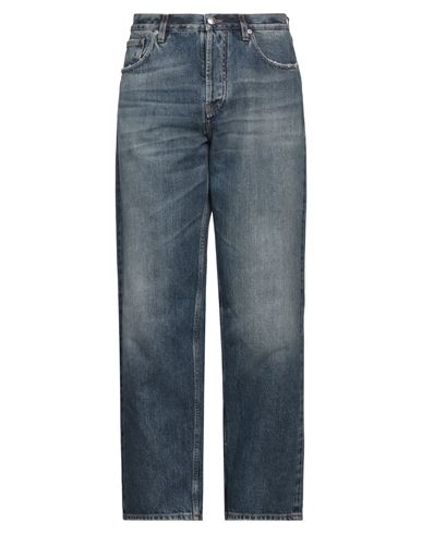 Shop Burberry Man Jeans Blue Size 34w-32l Cotton