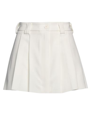 Shop Vicolo Woman Mini Skirt White Size M Polyester, Elastane