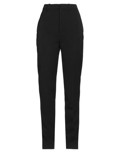 Shop Saint Laurent Woman Pants Black Size 10 Wool